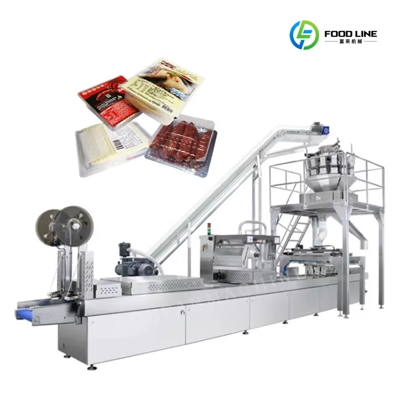 FL Customized Automatic Lidding Stretch Film Sealing Machine 4-7 Packs/Min, Compatible with 322/422/522/622mm Film Width