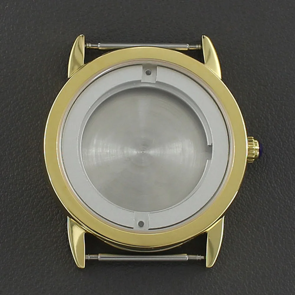

2824 Case 42mm Silver/Gold/Rose Gold Polished Watch Case Sapphire Glas for Eta 2824 PT5000 Movement 34.5mmDial Watch Accessories