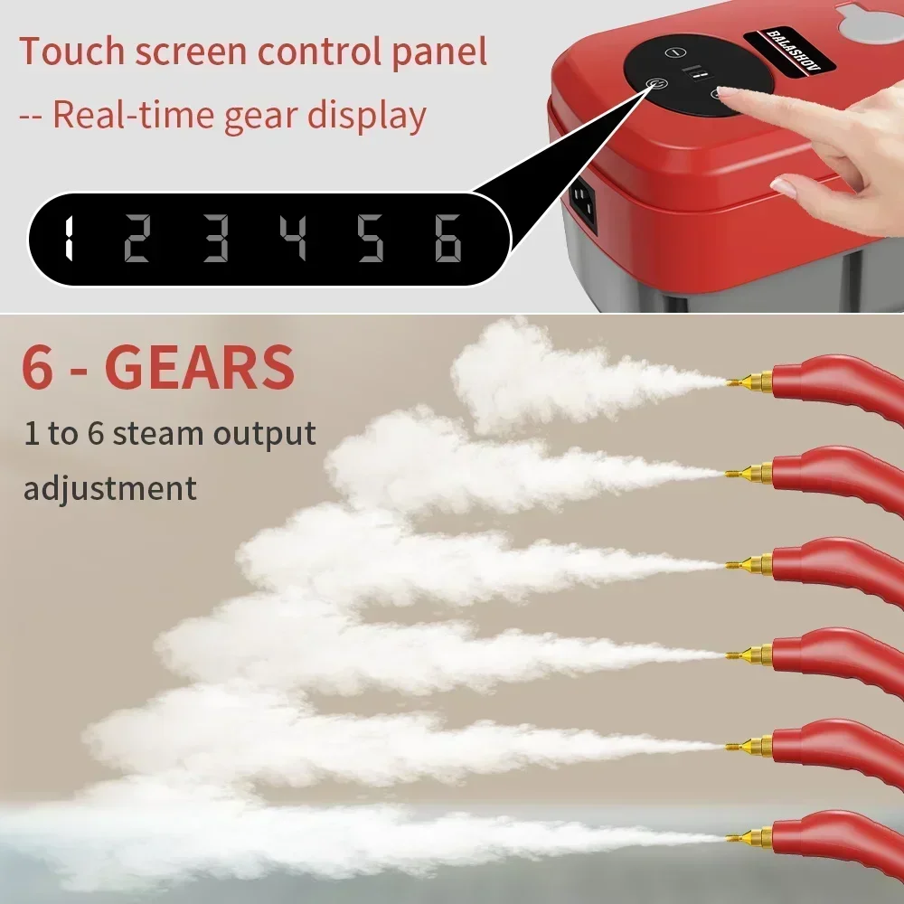 High Pressure Steam Cleaner Household Handheld Cleaning Machine  Home Kitchen Air Conditioner Steam Cleaner Car Cleaning