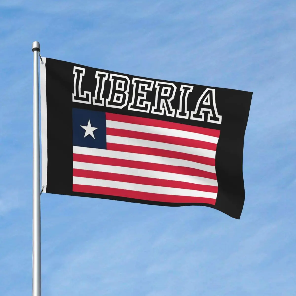 3x5 ft Liberia Country Flag Flag Polyester Hanging Banner Quality Design Flags For Indoor Outdoor Decor