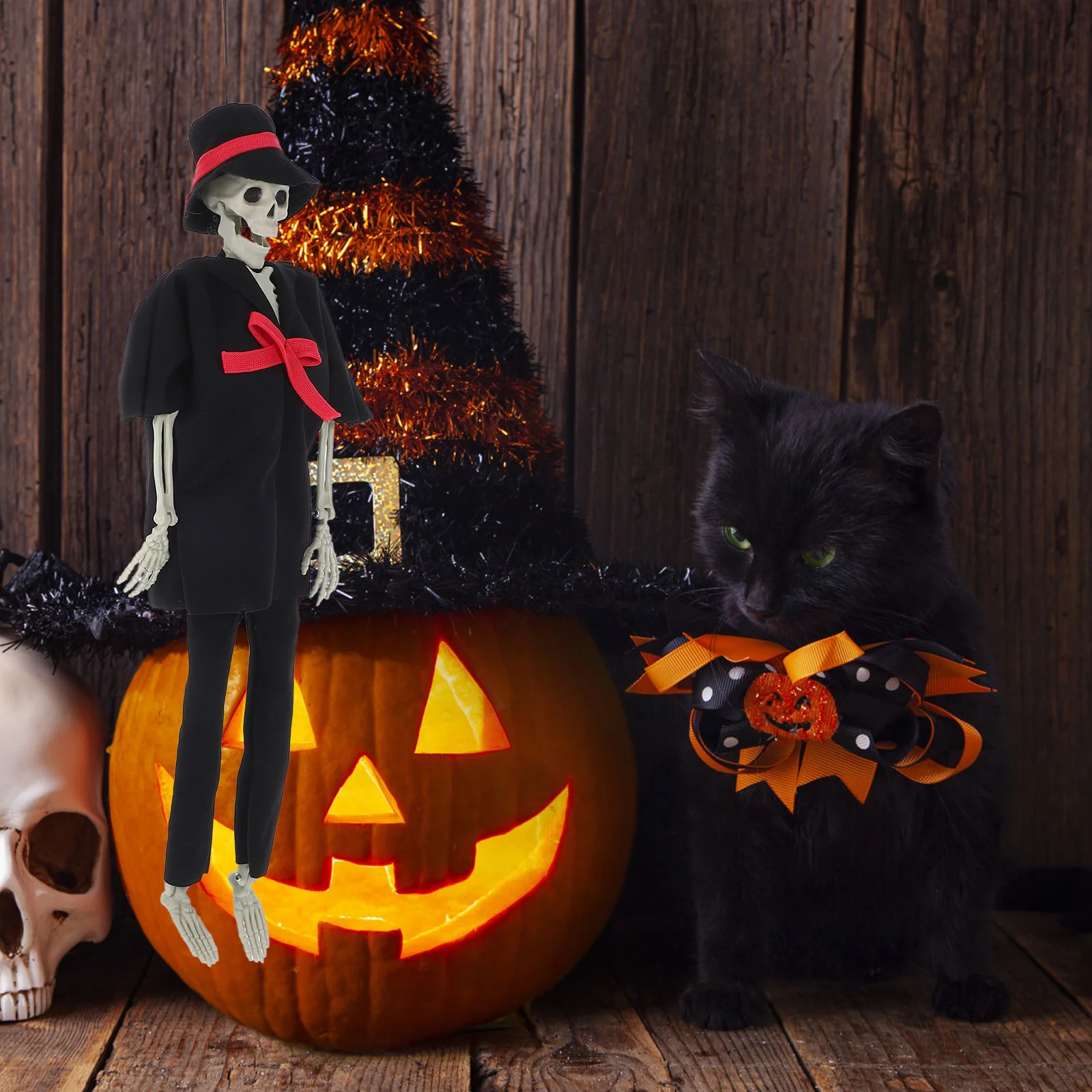 1 قطعة تمثال الجمجمة خفيفة الوزن ديكور المنزل لغرفة المعيشة غرفة نوم مكتب سطح المكتب هالوين حفل زفاف الجدول حديقة