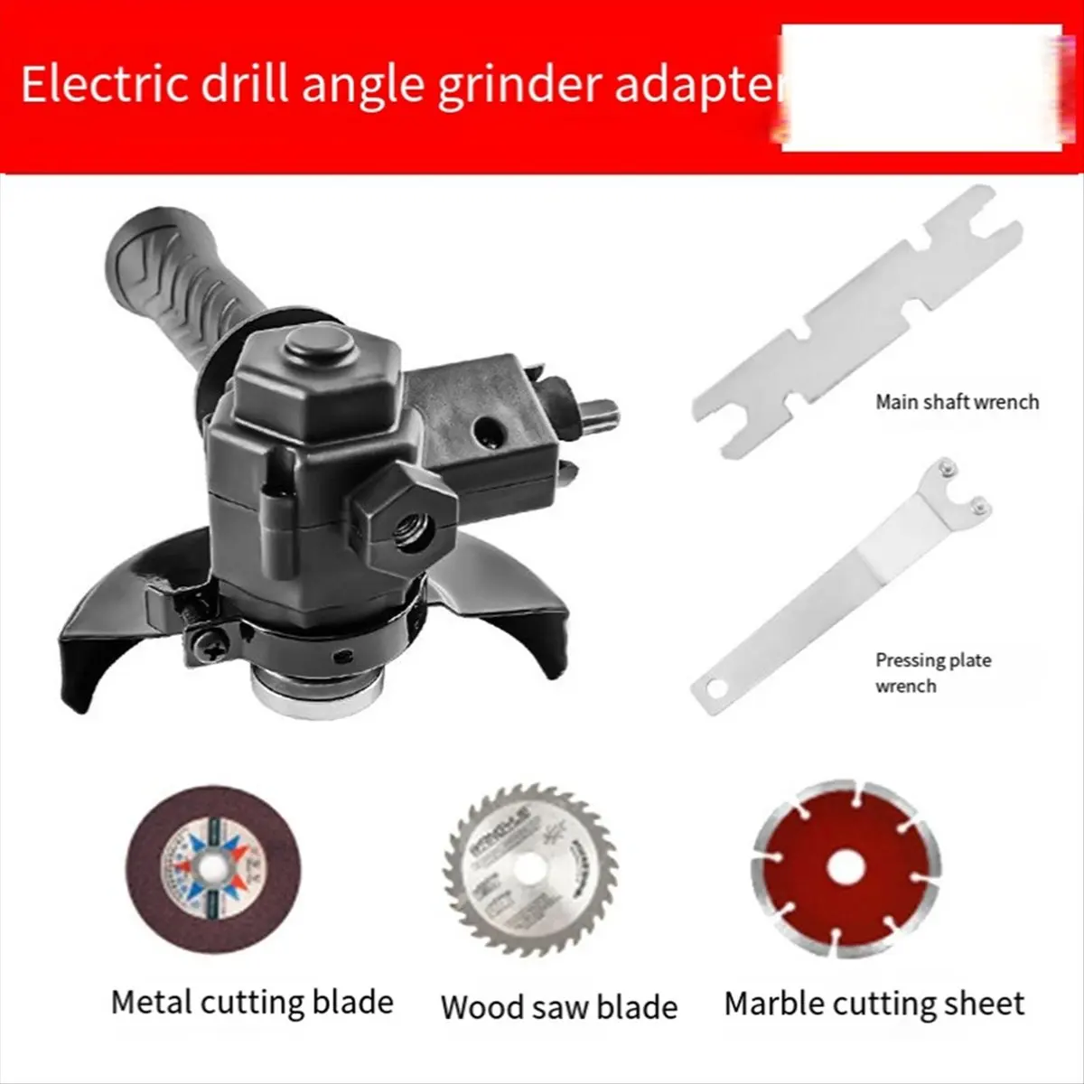 مثقاب كهربائي لطاحونة الزوايا إلى رأس تحويل طاحونة الزاوية سهل التركيب والفك لملحقات أدوات الطاقة #3
