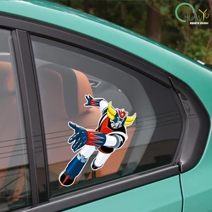 for Ufo Robot Grendize Car Stickers Sunscreen VAN Waterproof Vinyl Decal Windshield Laptop Car Goods 8 best sales stickers ufo - №5