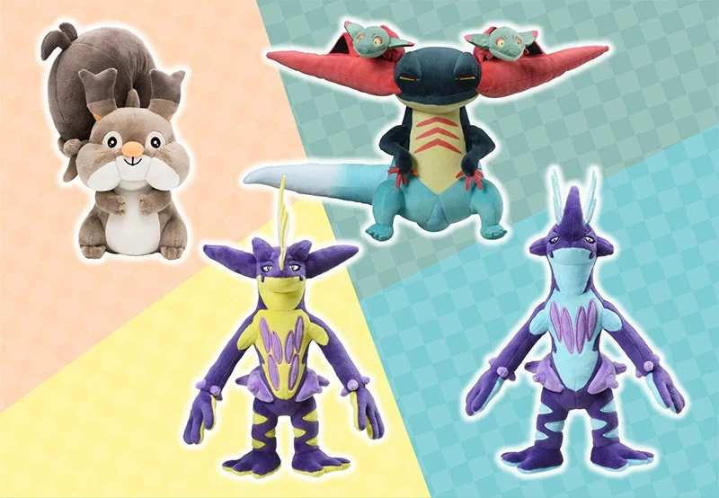 Original Authentic Pokémon Sword & Shield Dragapult Large Plush Doll - Official Pokémon Merchandise 37CM