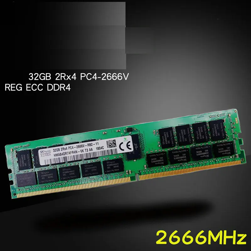 DDR4 Ram Server Memory 32GB PC4 2666MHz 2666V REG ECC Support X99 Motherboard