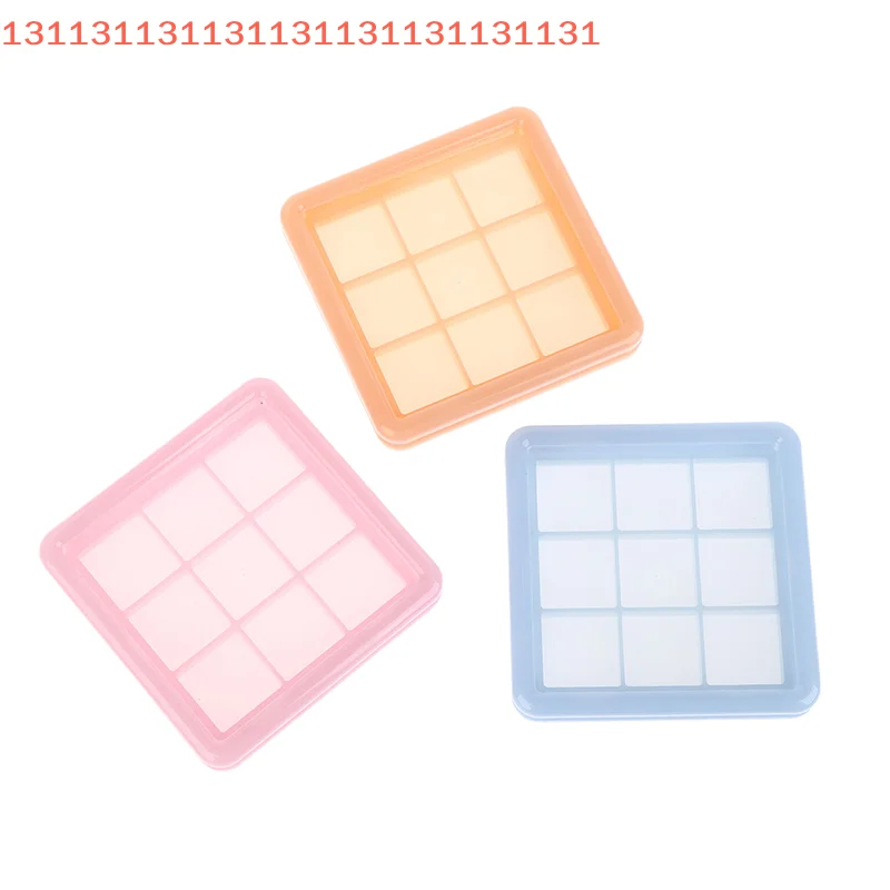 Étui vide pour fard à paupières, 9 grilles, Palette de maquillage pour les yeux, plat de rangement pour femmes et filles, outil de maquillage pour débutants, bricolage