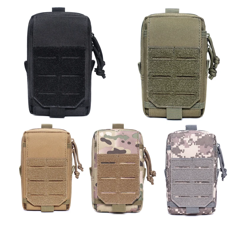 

1000D Tactical Molle System Pouch Backpack Molle Accessories Bag Phone Pack Waist Belt Bag Military EDC Pack Hunting Tool Bag