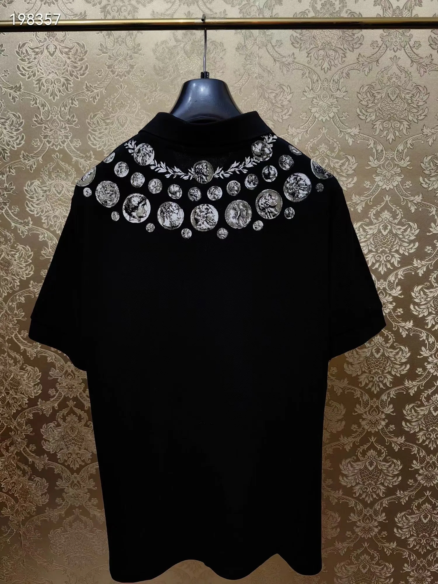 

wd0104 Fashion men Tops & Tees 2024 Popular European Design party style T-Shirts men's Clothing