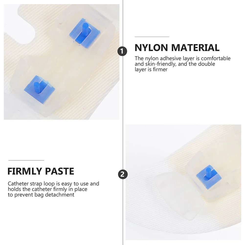 

3pcs Catheter Fixation Device Urine Tube Holder Drainage Sticker Suitable for Travel Sleeping Work Universal Size Fits Patients