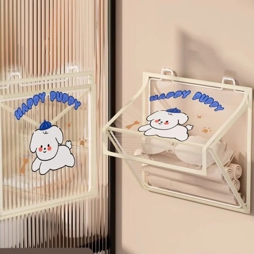 

Waterproof Bathroom Storage Bag Transparent Moisture-proof Clothes Change Bag Folding Hanging Folding Storage Bag Home