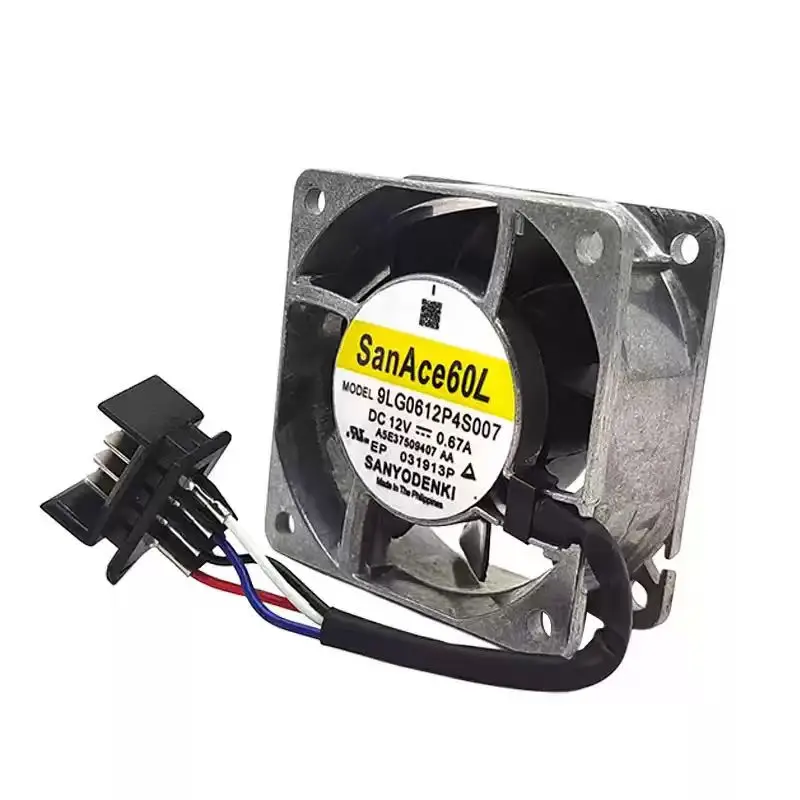 SLIDER 9LG0612P4S007 DC 12V 0.67A 6025 PWM Cooling Fan, 60x60x25mm High Performance Industrial Server Axial Fan for Replacement