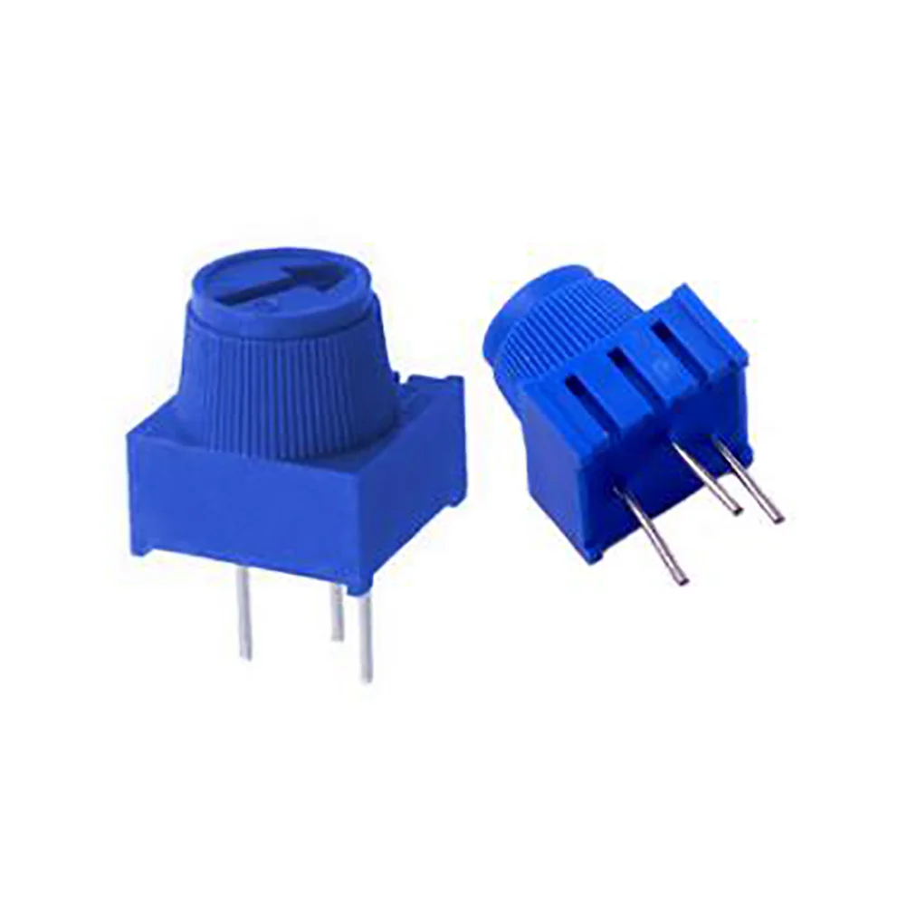 100PCS 3386P Potentiometer Kit - 1K/100K Ohm Trim Pots with Knobs for Arduino/Breadboard (Single Turn)