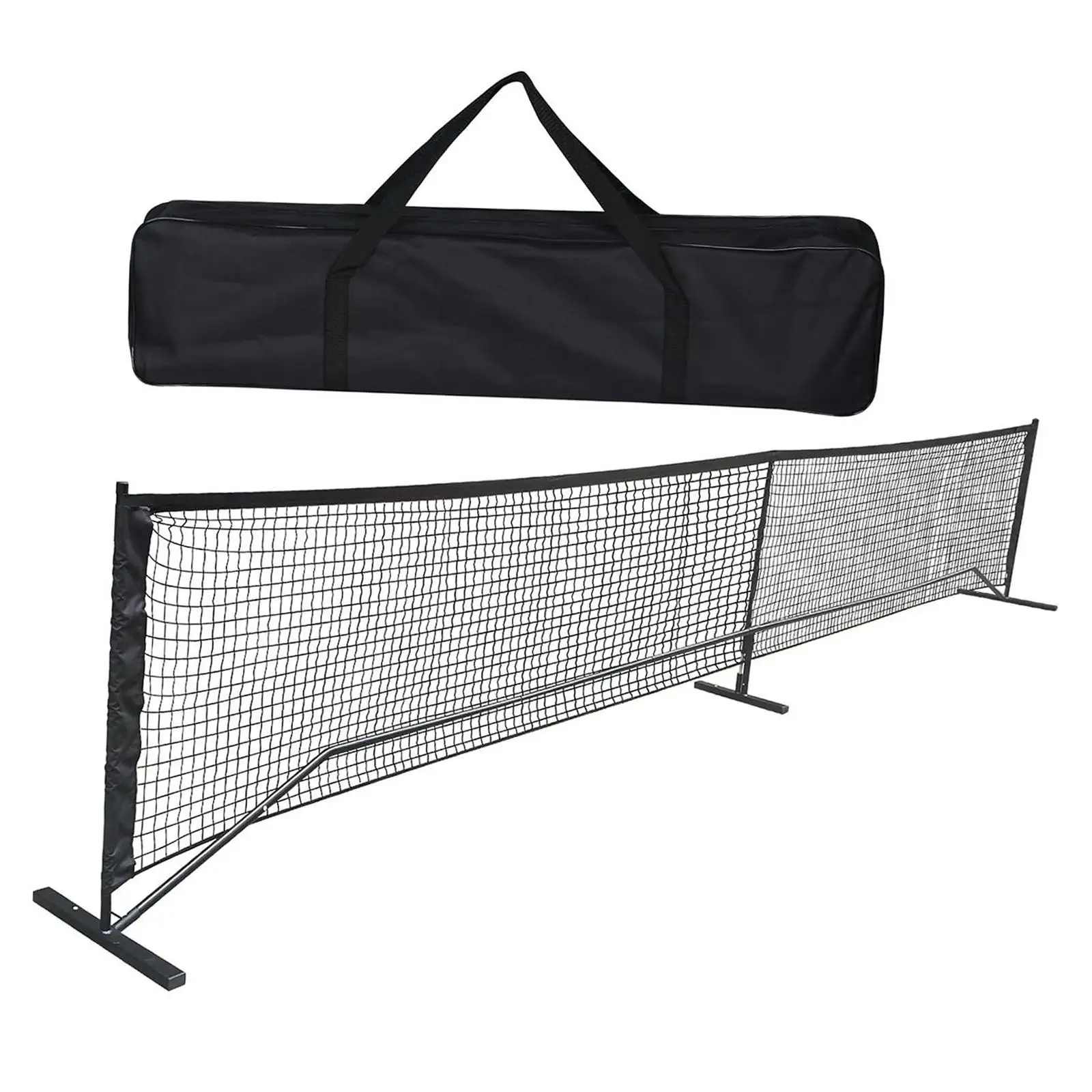 

Portable Pickleball Net Set 22 Feet Pickle Ball Game Net for Public Playground Indoor Outdoor Lawn Backyard Pickleball Training