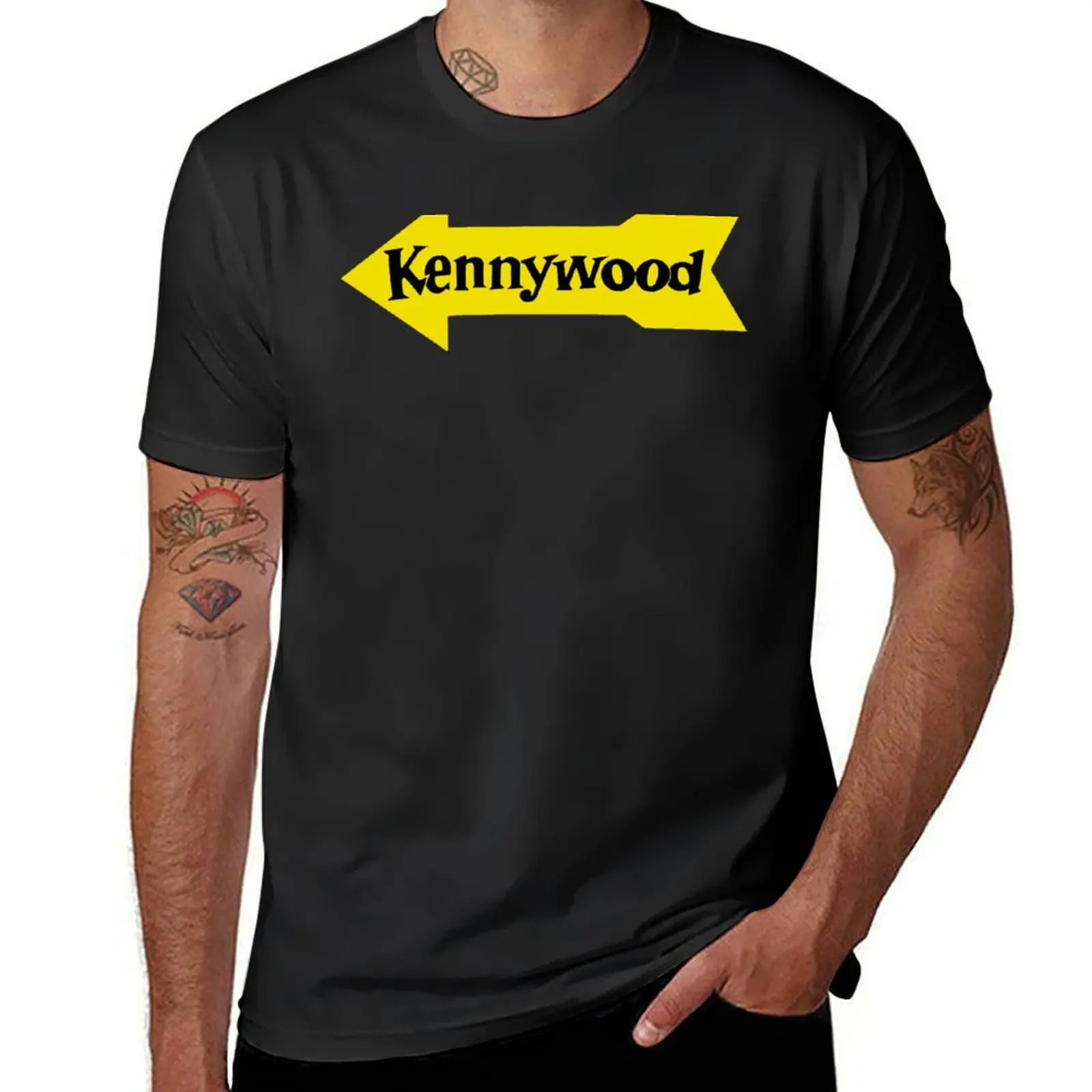 Kennywood Arrow Sticker T-Shirt boys whites new edition mens t shirt graphic