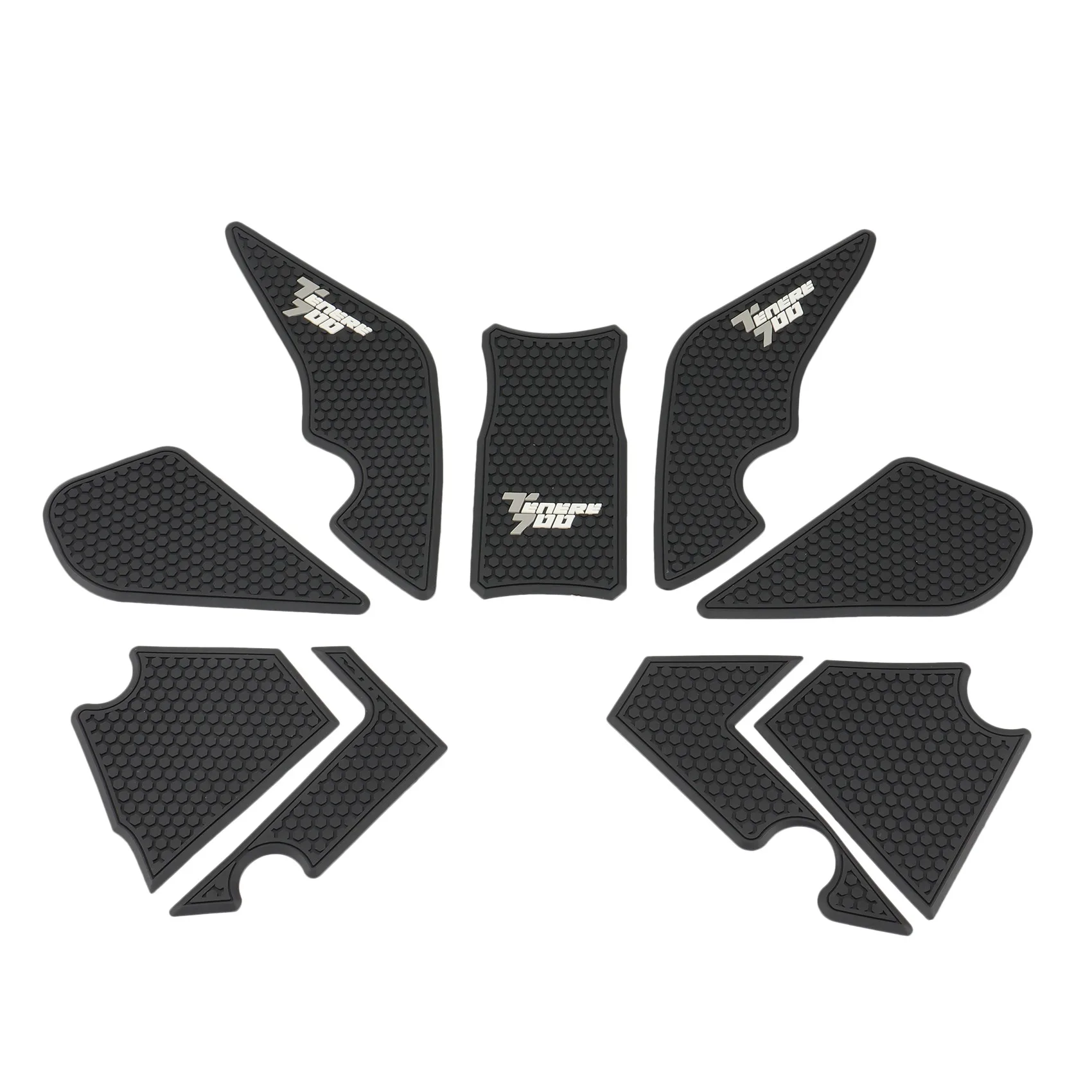 for YAMAHA Tenere 700 T700 XTZ 690 T 700 Motorcycle Accessories Non-Slip Side Fuel Tank Stickers Waterproof Pad Stickers