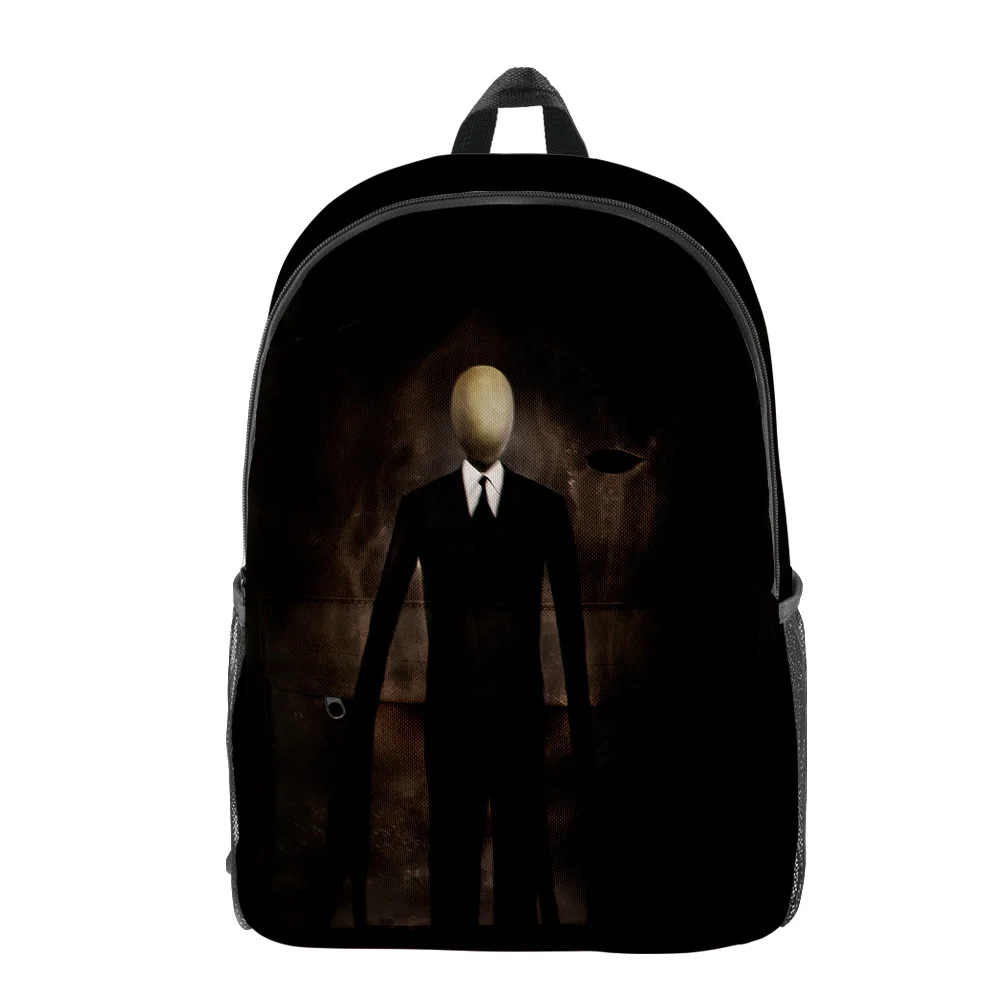 Hip Hop Youthful Creepypasta Student School Bags Notebook Backpacks 3D Printed Oxford Waterproof Boys/Girls Funny Travel Bags