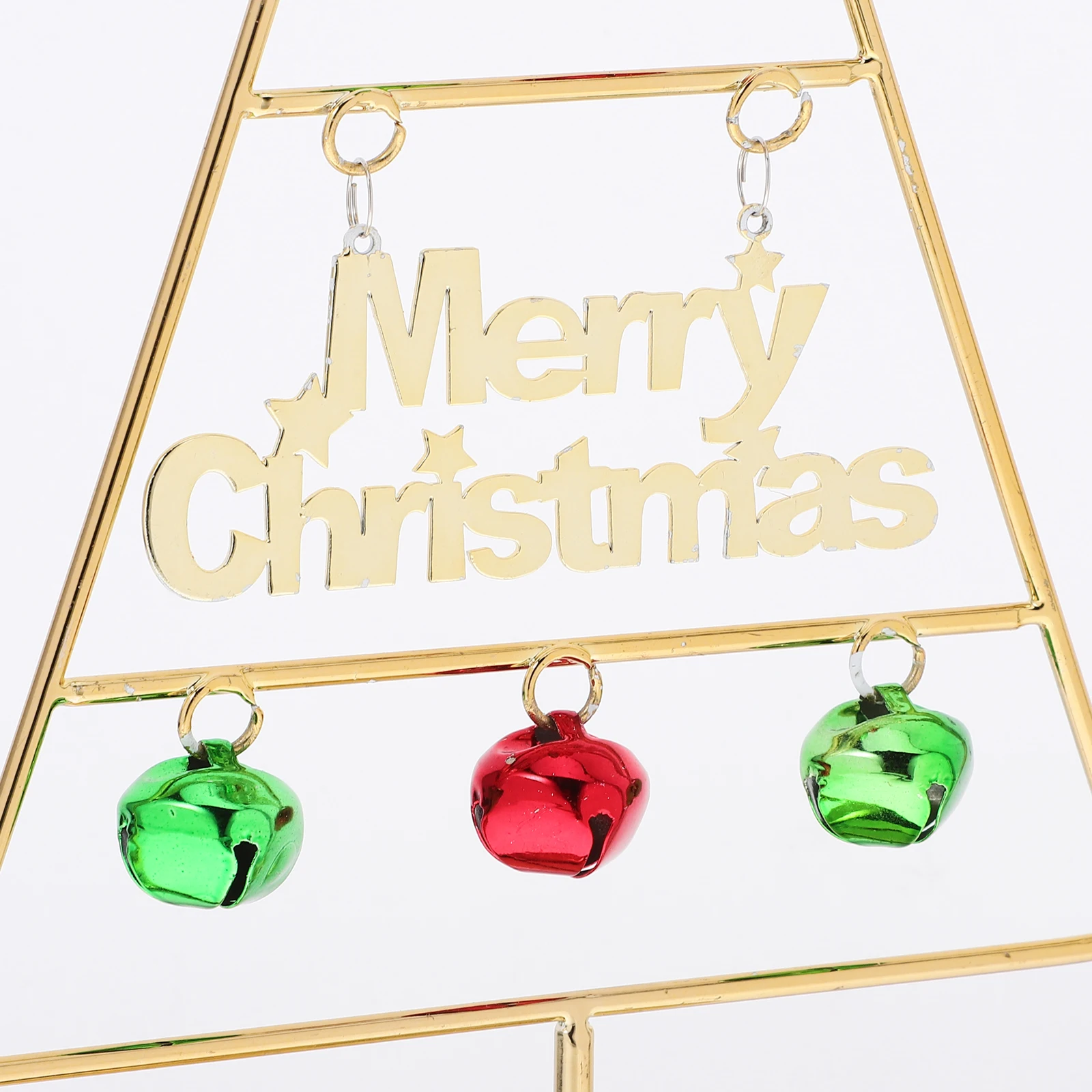 

Tabletop Iron 2024 Sturdy Metal Mini Display For Ornaments Photos Holiday Decor Desktop Xmas Wrought Iron Ornament Display