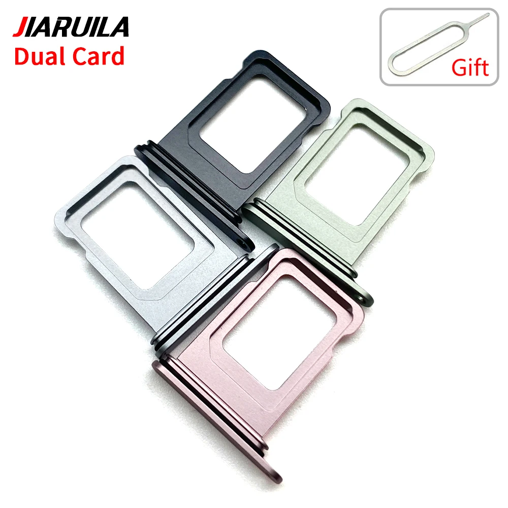 

For Iphone 15 Plus / For Iphone 15 Dual SIM Card Tray Holder Slot Drawer Holder Chip Tray Sim Card Reader Adapter