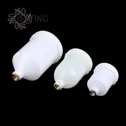 Plastic Spray Paint Cup Sprayer Cup Air Gravity Feed Paint Spray Pot Thread Connector For Spray Gun Parts 125/250/600ml