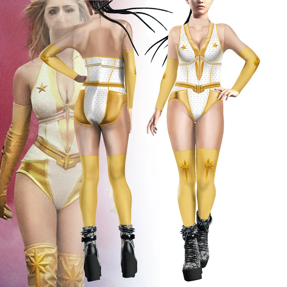 

Fall New Sle Movie Cosplay Starlight Anne loween Stage Performance Suit Tight Suit Onesie Elastic Fiber Chinese Production