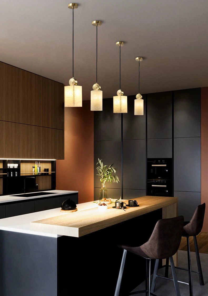 Natural Marble Chandelier G9 Bulb For Dining Room Beroom