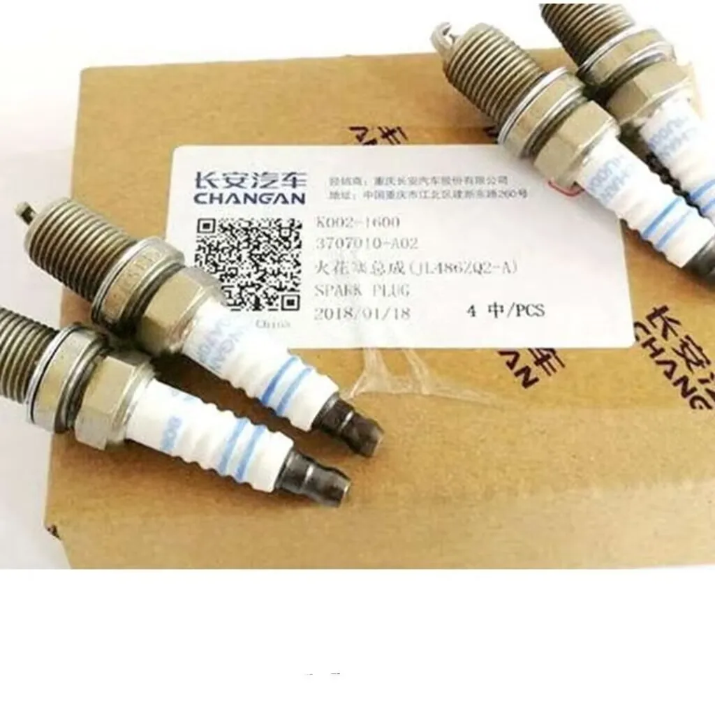 4pcs Dual Iridium Spark Plugs for Chinese CHANGAN CS75 CS95 SUV 1.8T 2.0 JL486 Engine Autocar motor part K002-1600