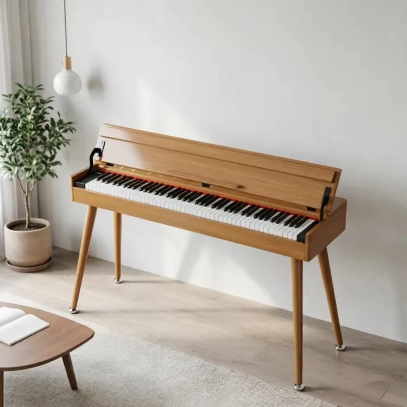 

Profesionales Custom 88 Key Weighted Musical Instruments Electric Piano Keyboard Portable Peach Wood Desk Digital Digital Piano