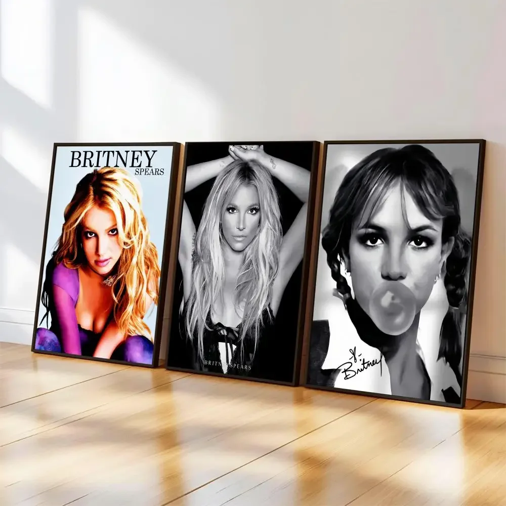 B-Britney Jean S-Spears Sänger-Poster, Musik-Album-Cover für Zimmer, Leinwandgemälde, Kunstdruck, Heimwanddekoration, Bild, Geschenk