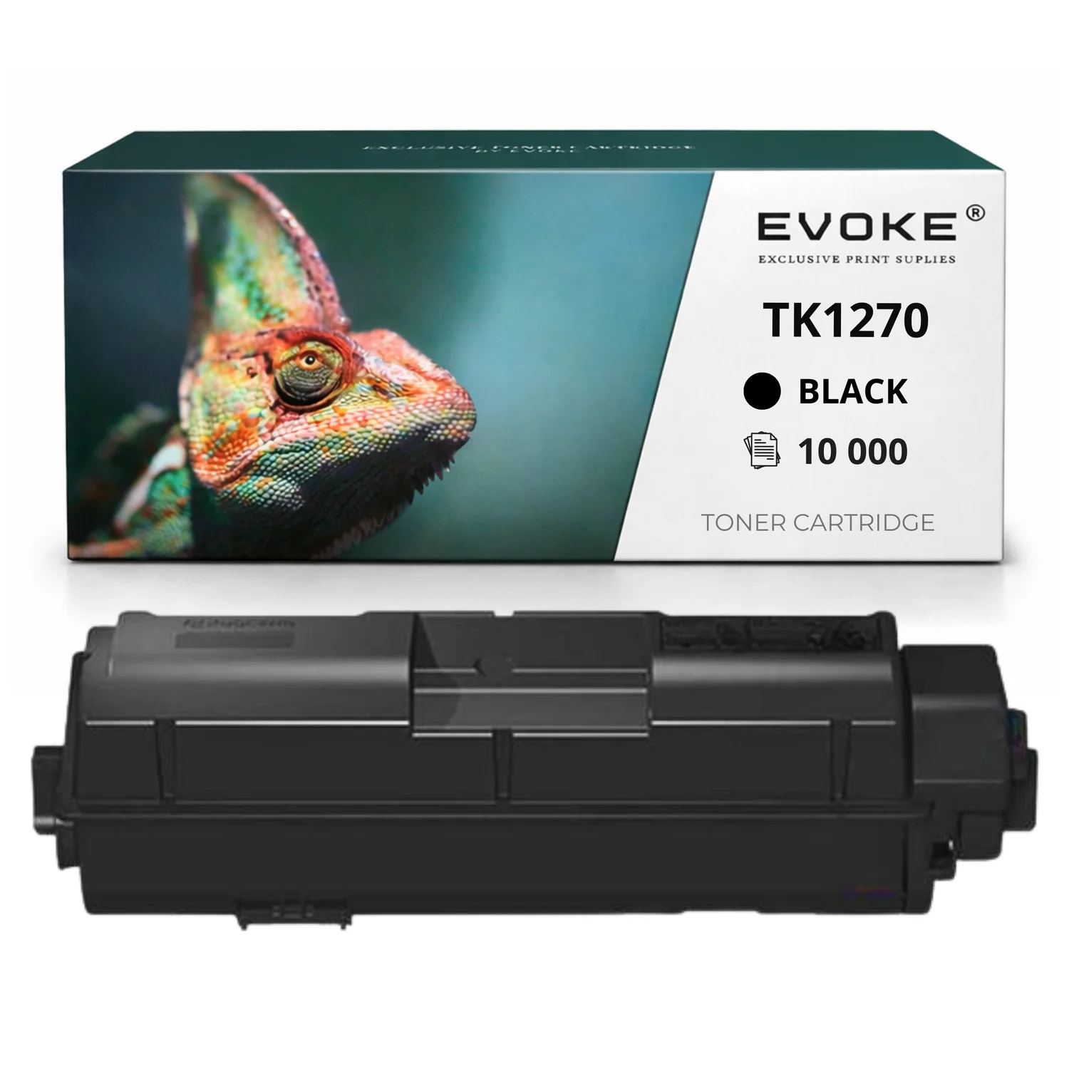 Evoke Compatibele Toner voor Kyocera Tk1270 Tk-1270 1T0C140Nl0 Zwart 10000 Pagina's Ecosys Ma4000Fx Ma4000Wfx Ma4000X