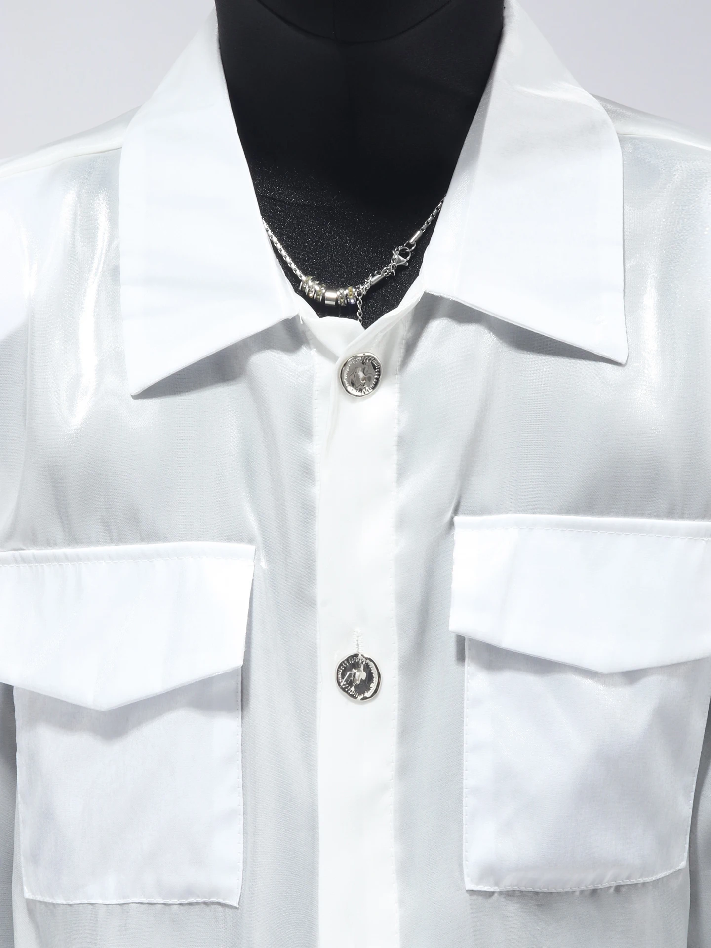 2025 Fashion Trend Korean Version Heavy Craft Rhinestone Butterfly Long Sleeve Jacket Men Loose Fashion High-end Coat