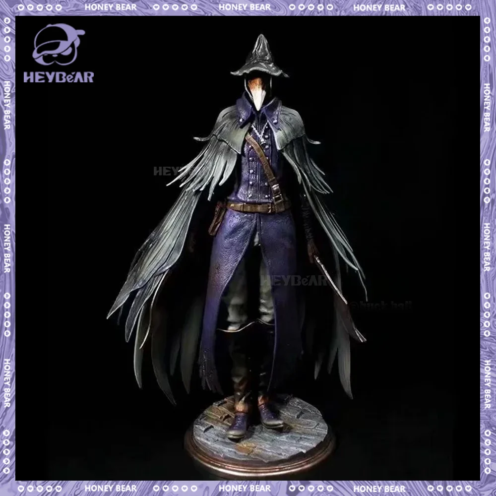 

30cm Bloodborne Figure Crow Hunter Action Figure Old Hunter Figurine Bloodborne Models Pvc Desk Ornament Statue Boy Birthday Toy