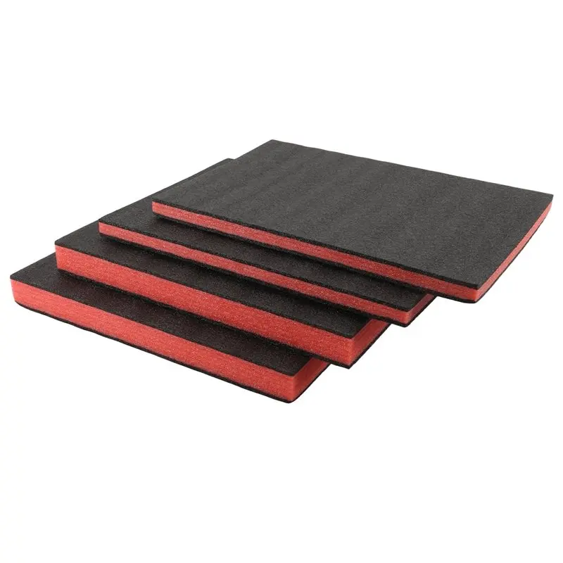 Happy New- Tool Box Foam 4Pcs 18 X12 X2 Inch& 18 X 12 X 1 Inch Shadowfoa M Inserts For Cases Polyethylene Storage Sheets For Too