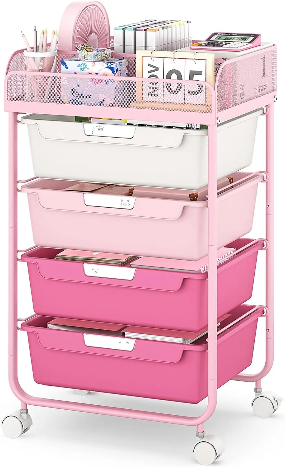

Rolling Cart with 4 Drawers,Rolling Craft ,Rolling Storage with Drawers,Storage with Drawers