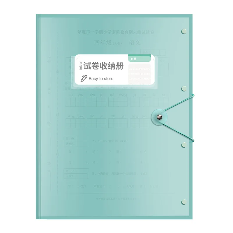 A3 File Bag Student Exam Paper Sorting Storage Booklet High Capacity Multi layer Folder Holder Office Binder Document Organizer