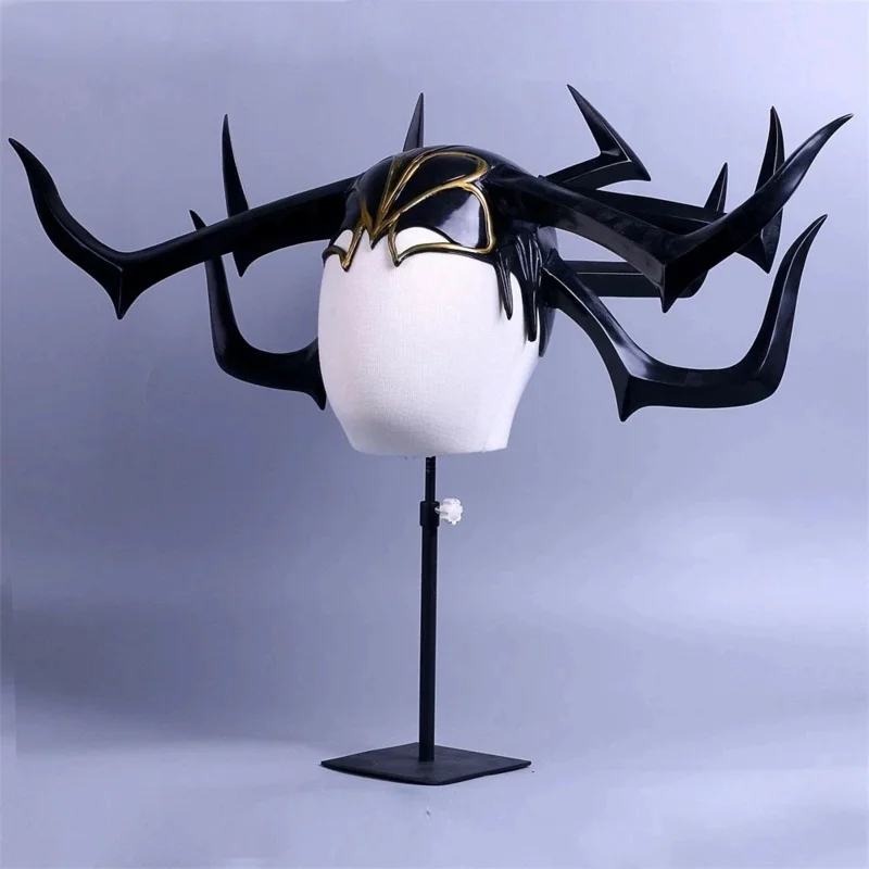 NEW Movie Thor 3 Hela PVC Cosplay Costumes Mask Legends Hela Masked Helmet Halloween Prop