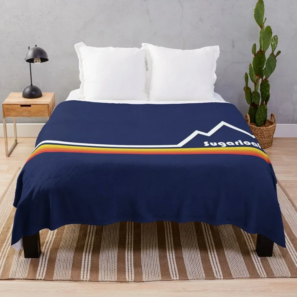 Sugarloaf Mountain, Maine Throw Blanket cosplay anime Bed linens Blankets