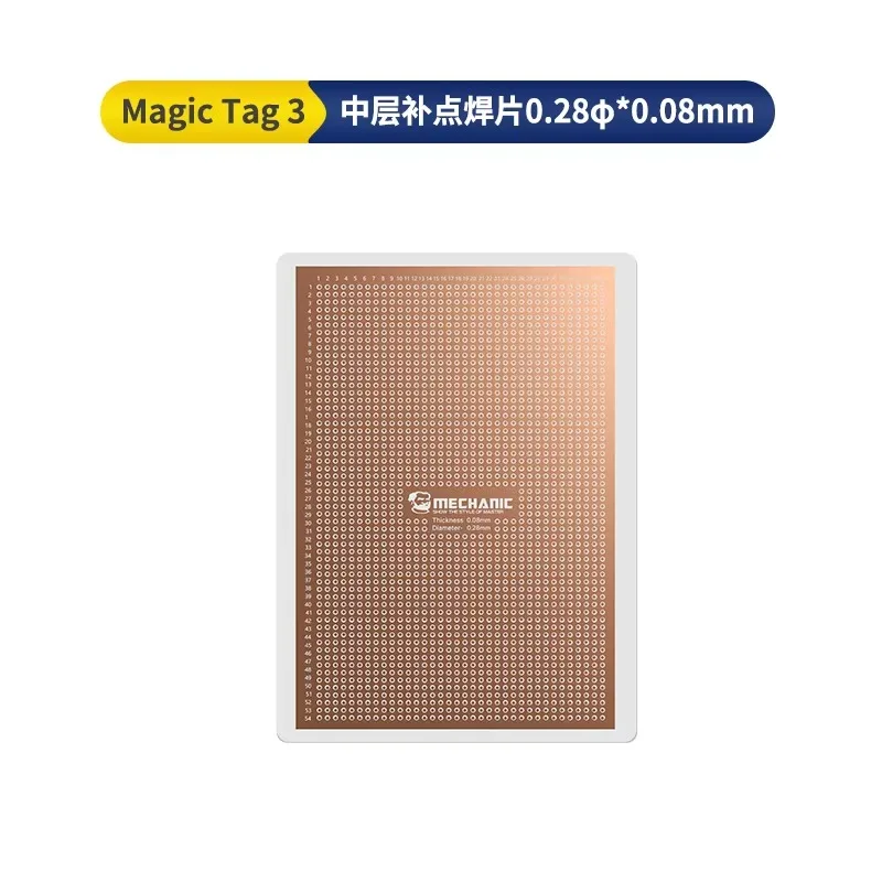 MECHANIC Magic Tag3 Lötelement, Handwerkzeug, Phosphorbronze, für punktuelle Reparaturen, Kupferplatte für Mobiltelefone, Werkzeuge zum Löten von Motherboards. – Detail 8