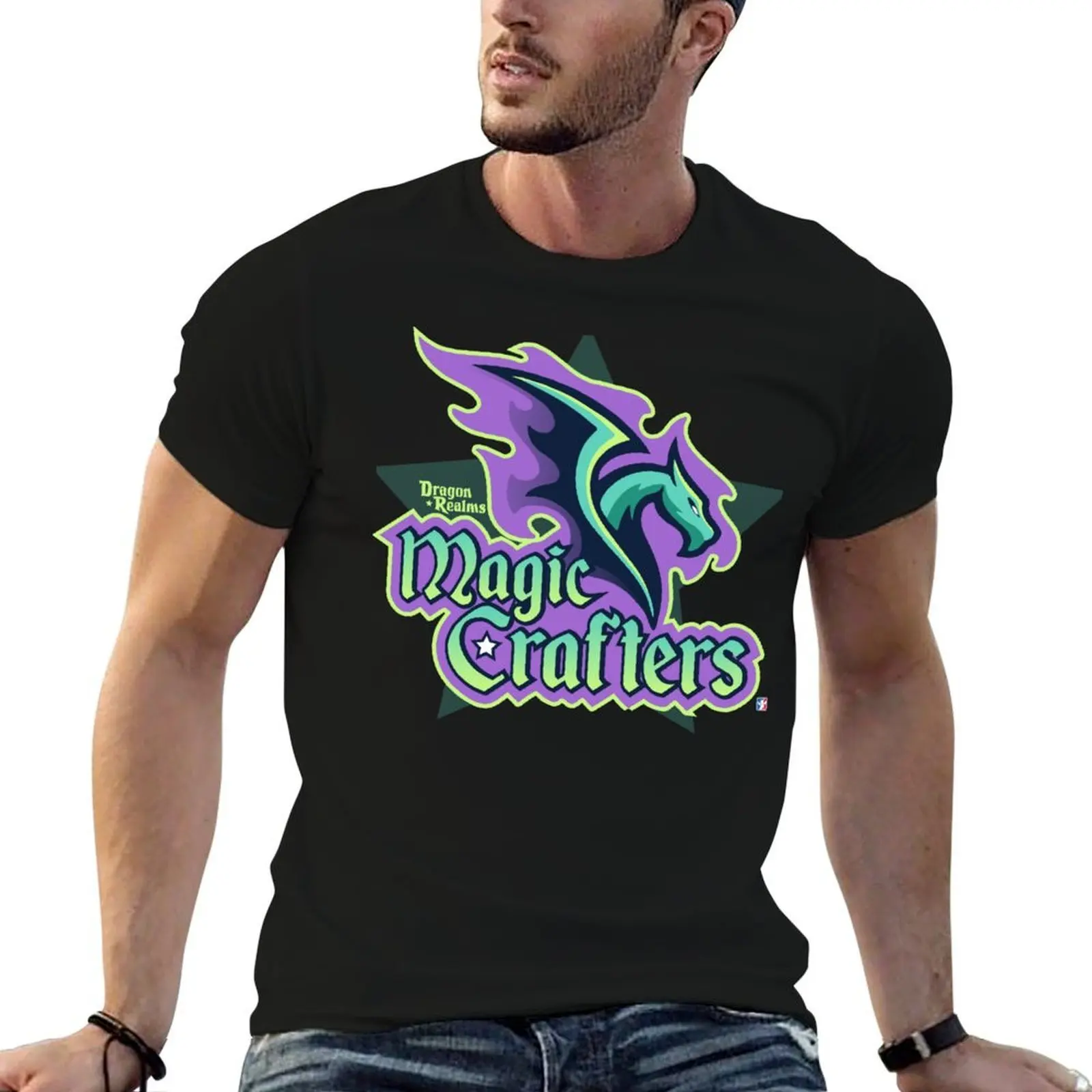 

Dragon Realms - Magic Crafters T-Shirt t shirt for man funny t shirts dark humor T-Shirt