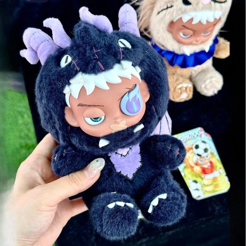 ASHNOXX The Seven Divine Melodies Series Blind Box Mystery Keychain Toys Dark Style Surprise Bag Pendants Kawaii Plush Doll Gift view 2