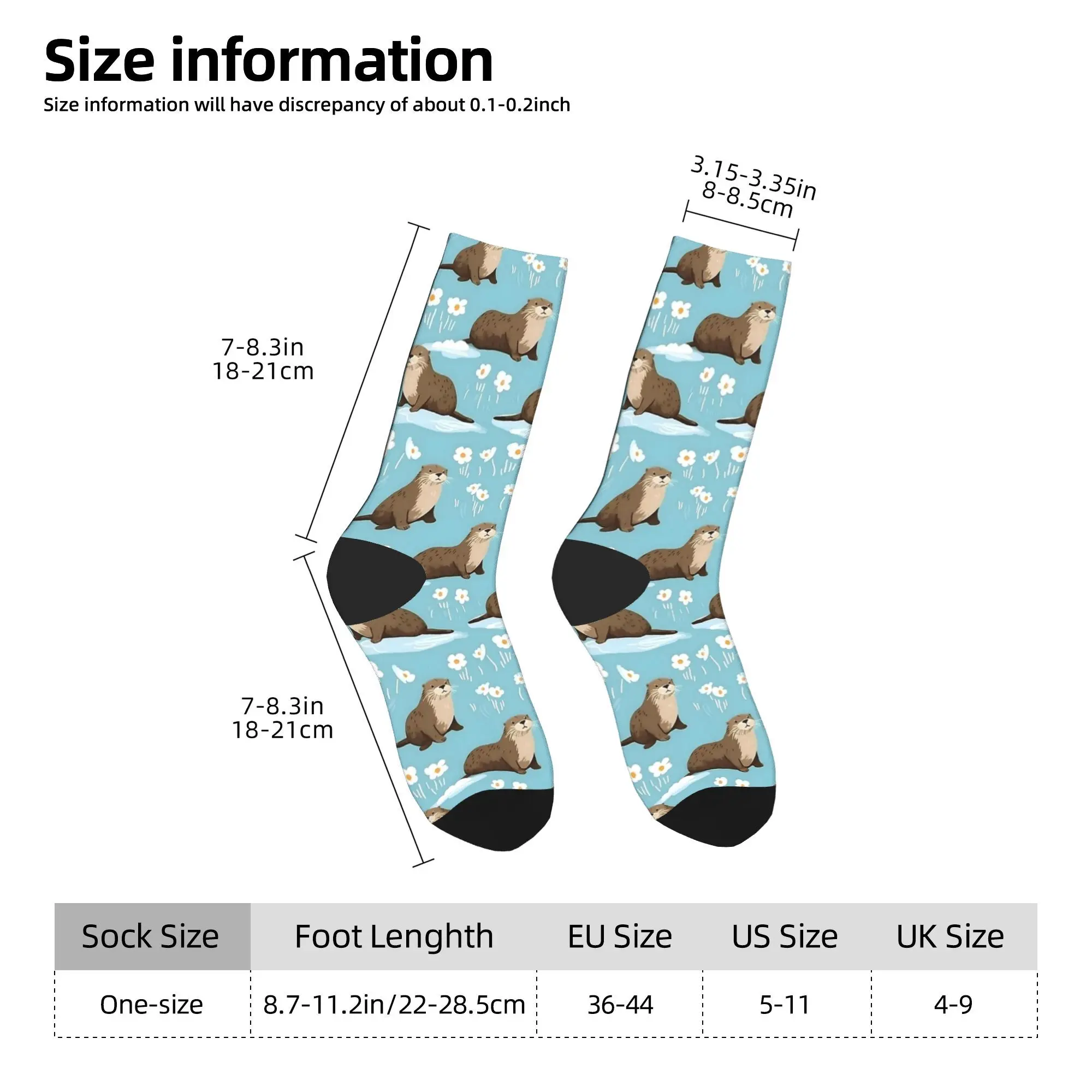 جديد الرجال الجوارب Harajuku البحر قضاعة نمط الزهور جورب البوليستر الرياضة المرأة جوارب الربيع الصيف الخريف الشتاء