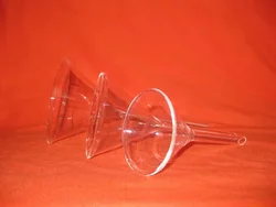 Funnel 60Mm Lab Short Stem Thick Glass