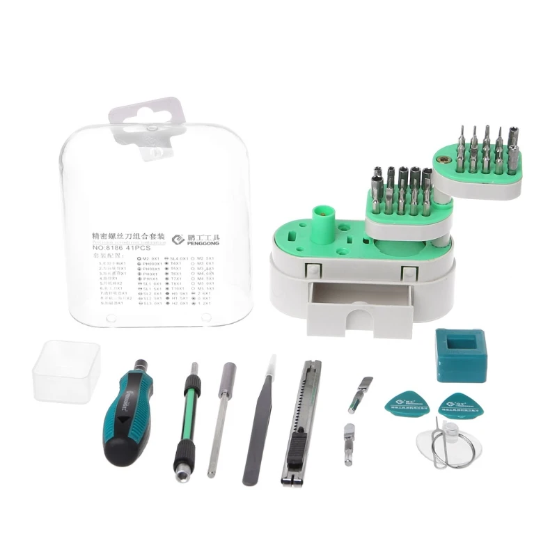 41 Pcs Multipurpose Screwdriver Combination Set Repair Tool Set