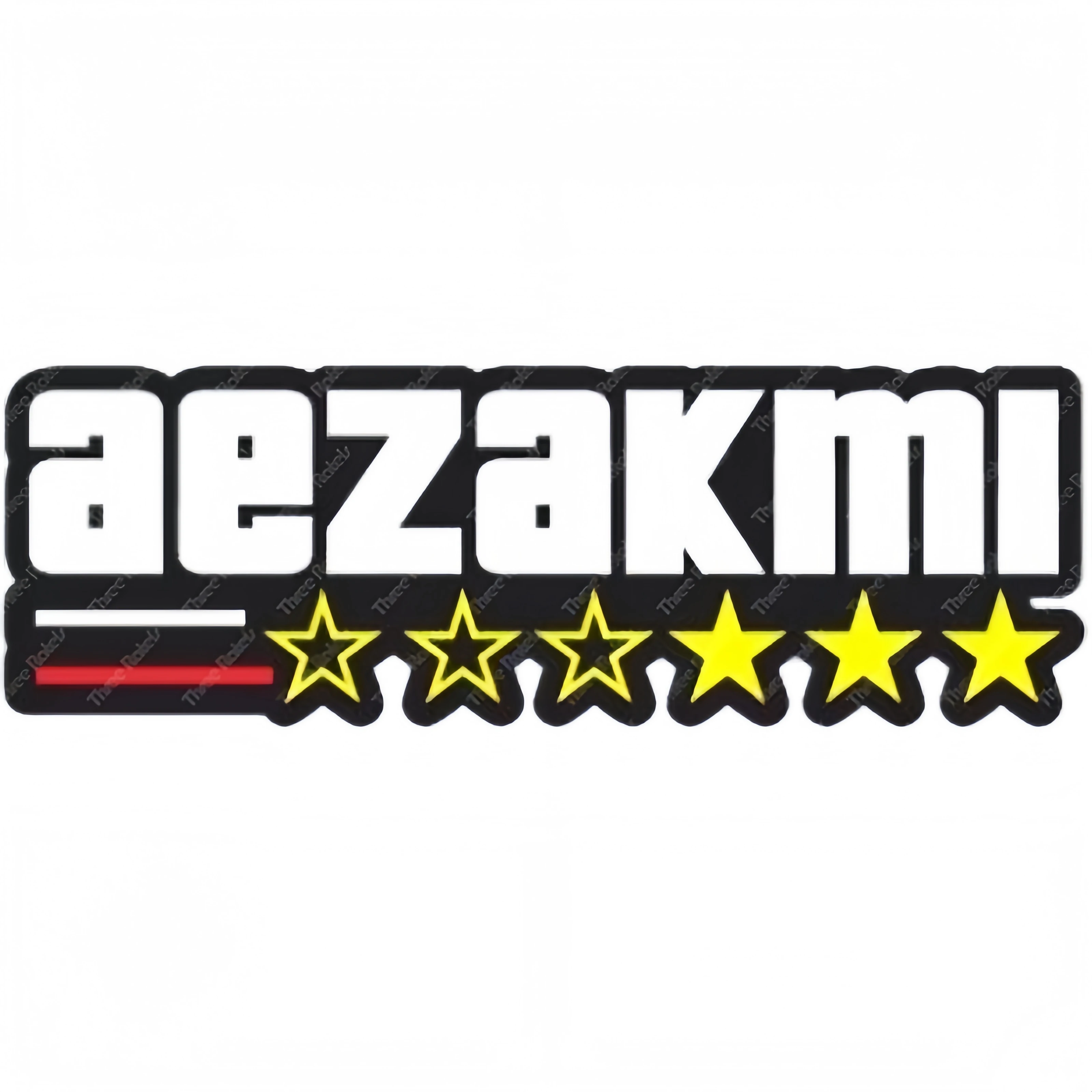 

Three Ratels X297 AEZAKMI Car sticker Personality vinyl decal Car rear windshield bumper Laptop guitar motorcycle sticker