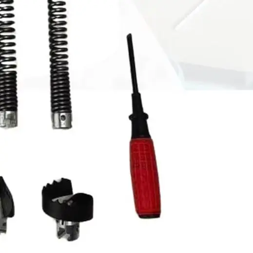 9pcs Manganese Steel Drain Cleaner Kit And Auger Set For For Ridgid For C8 Pipe Dredging Machine Accessories Plumbing Tools