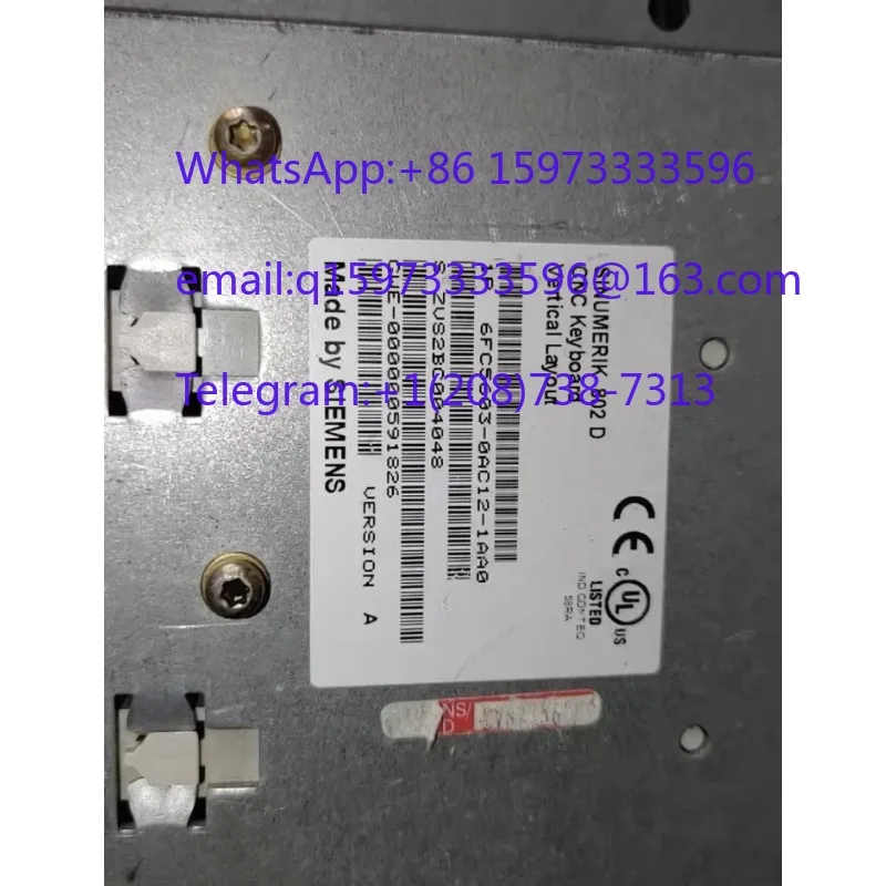 6FC5603-0AC12-1AA0 SINUMERIK 802D Teclado CNC Completo, Teclado de Control de Máquina Industrial 6FC5603 0AC12 1AA0