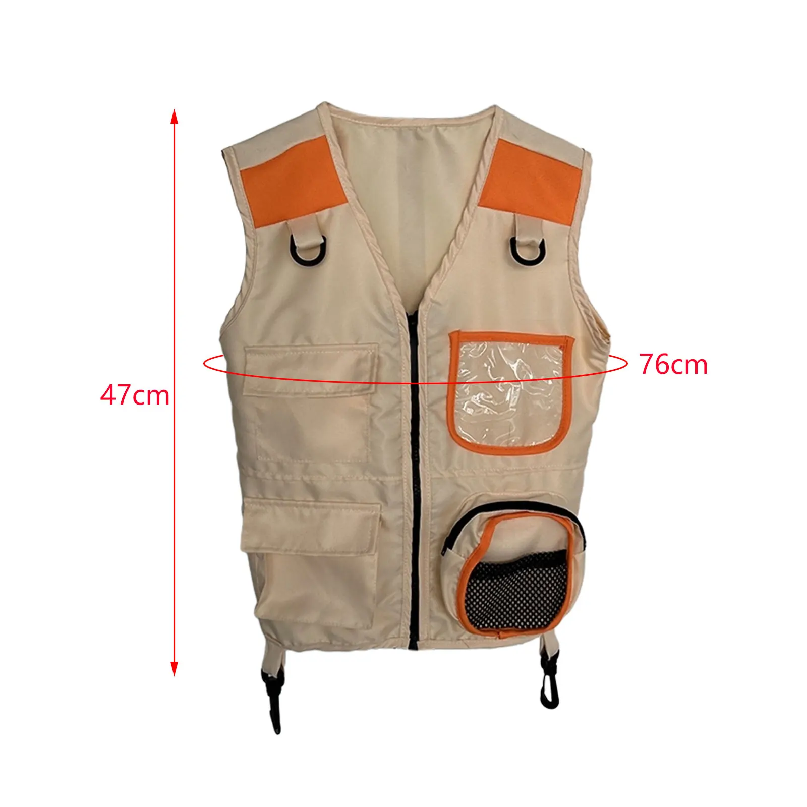 Kids Explorer Vest Pretend Play Cosplay Educational Dress up Kids Camping Costume per bambini campeggio bambini ragazzi ragazze escursionismo