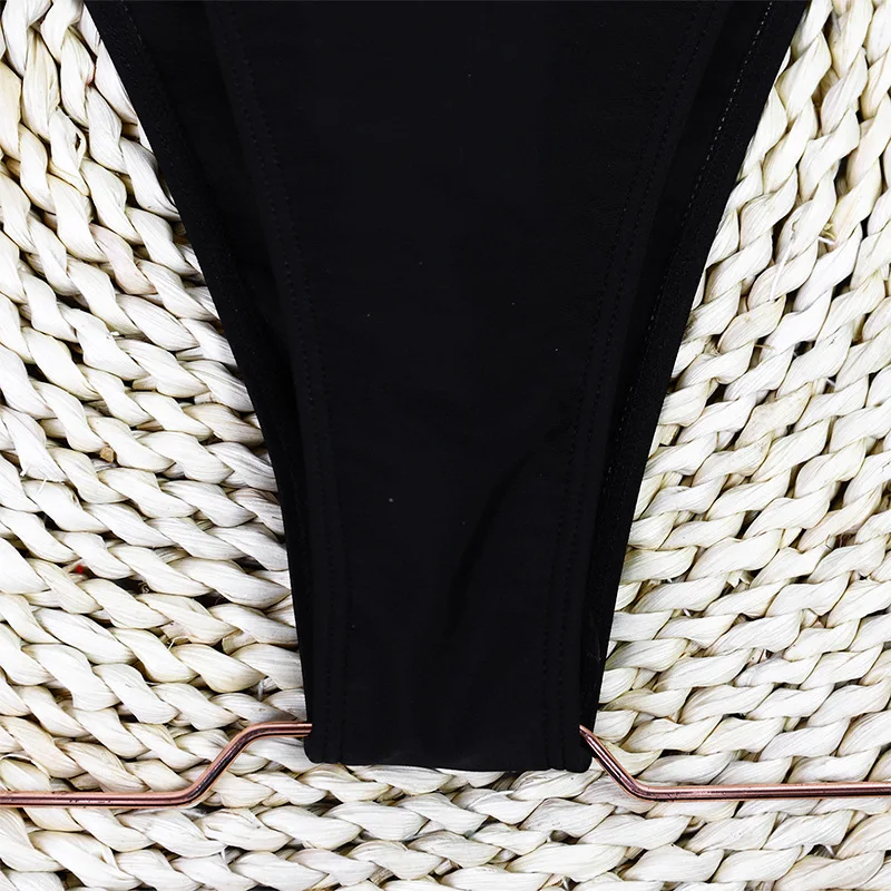 TYAKKVE 2024 New Black And White Patchwork Bikini Swimwear Sexy Backless Split Bikini Swimsuit Two Piece Beach Swimsuit Female