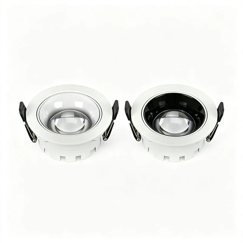 Recessed COB LED Spotlight 7W 12W Anti Glare 15° Adjustable  Aluminum Ceiling Downlight AC85-265V Home Hotel Lighting