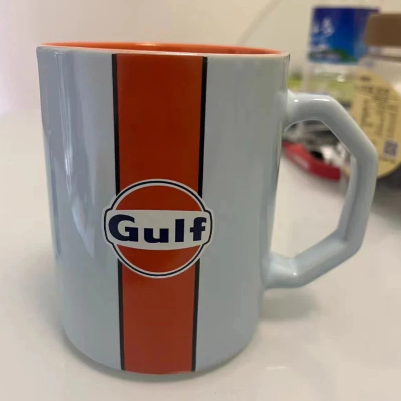 Gulf Petroleum Cultuur-thema keramische mok Creatief festivalcadeau voor Kerstmis Handgemaakte speelgoedfiguur Collectible Item Gift