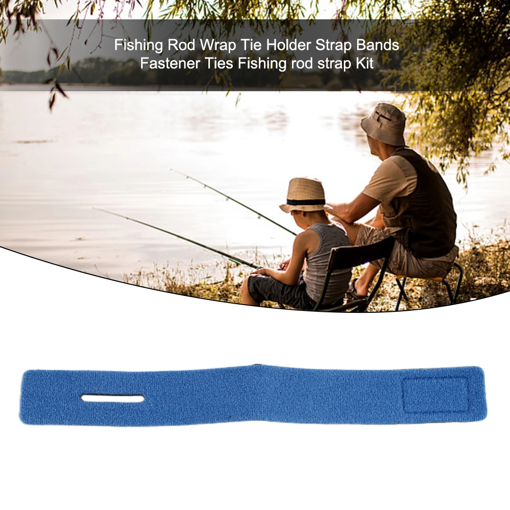 Brand New High Quality Fishing Rod Strap Rod Wrap Strap Kit Wrap 33x240mm Fishing Tools Strap Bands Fish Tackle